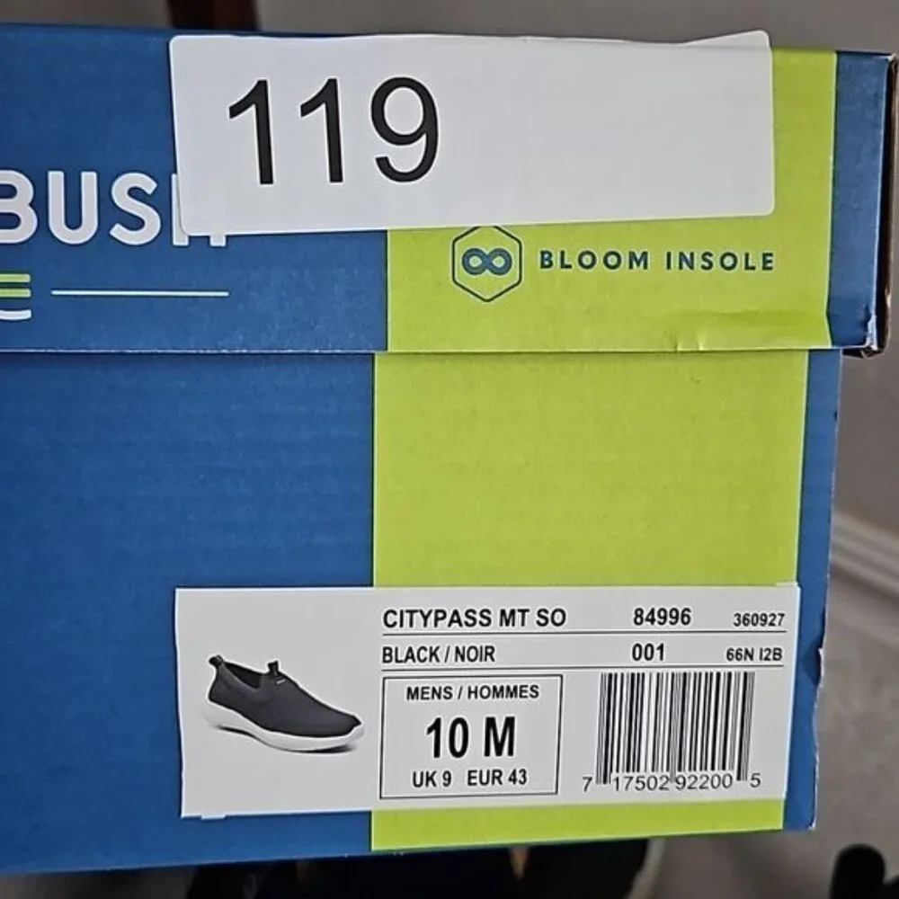 Nunn Bush Kor City Pass Moccasin Toe Athletic Style Slip-On Shoe Size 10 New Men